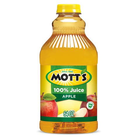 Mott's 100% Original Apple Juice, 64 fl oz bottle - Walmart.com