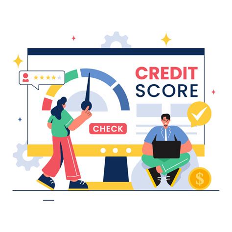 10 Credit Score Vector Illustration - MasterBundles