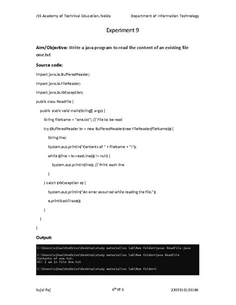 Java 910 - Practical File Work: Reading and Displaying File Properties ...