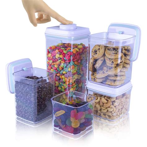 Buy iChewie - BopTop (5pc Set) Airtight Food Storage Container ...