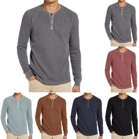 Henleys Shirts Henley Long Sleeve T Shirt | LABOUR AND WAIT