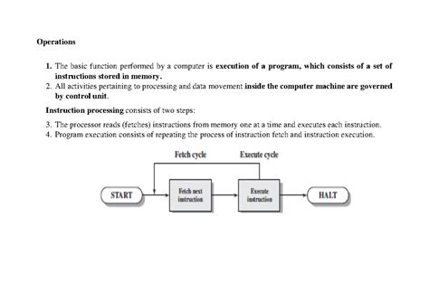 Operations 1: Understanding Computer Instruction Execution - Studocu