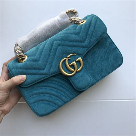 Blue Gucci Purse | semashow.com