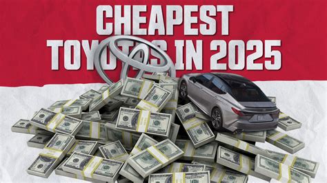 The 10 Cheapest Toyota Cars You Can Buy In 2025