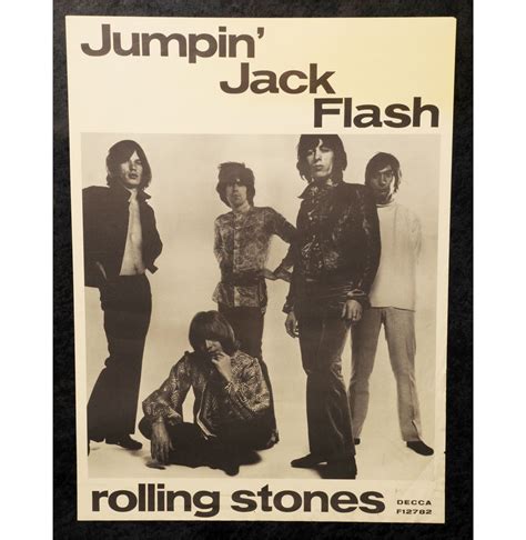 The Rolling Stones: ?Jumpin` Jack Flash? promo poster, 1968 The Rolling ...