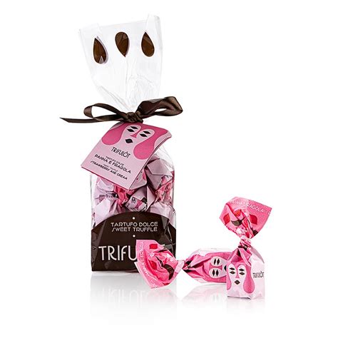 trifulot - Alba mini truffle pralines, strawberry - cream, Tartuflanghe ...