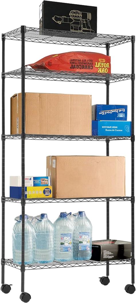 PayLessHere 5 Tier Shelving Unit Heavy Duty Wire Shelving Unit India | Ubuy