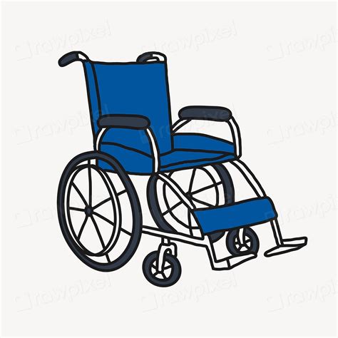 Wheelchair clipart, disabled illustration psd | Premium PSD - rawpixel