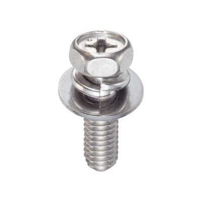 USETS8-12 | Hex Head Phillips Drive Screws - Spring and Flat Washer ...