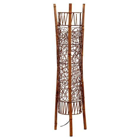 Palm Tree Floor Lamp in Rattan and Bamboo at 1stDibs | rattan palm tree ...