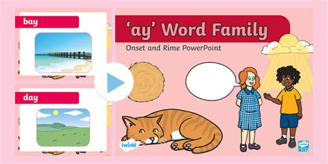 'ay' Onset and Rime PowerPoint