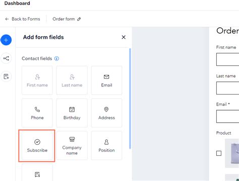 Image result for Wix Subscribe Form