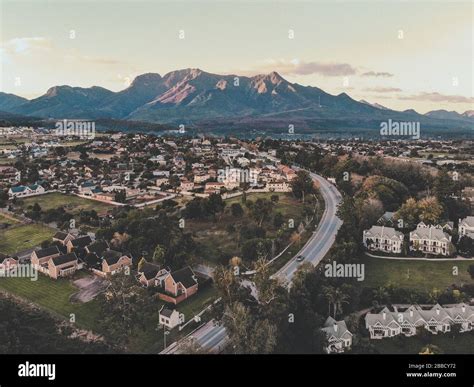 Aerial View over George, South Africa Stock Photo - Alamy