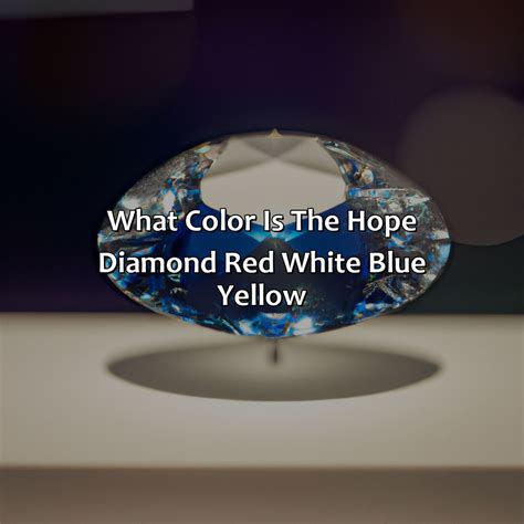 What Color Is The Hope Diamond? Red White Blue Yellow - colorscombo.com