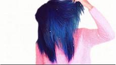 Indigo Blue Hair Design by Multicolored Blue Fall Hair Tutorial Using Adore Semi Indigo Blue Hair Design