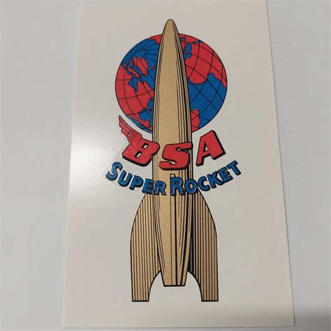 BSA Tank Top / Panel Transfer 1958/63 | BRITISH Only Austria ...