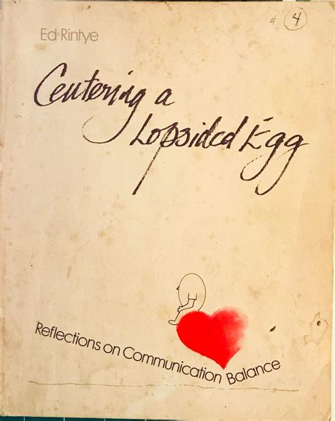 Buy Centring a Lopsided Egg: Reflections on Communication Book Online ...