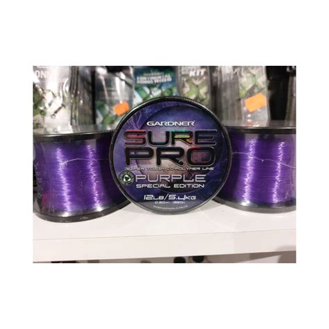 GARDNER NAJLON SURE PRO PURPLE, 12 LB 0,30