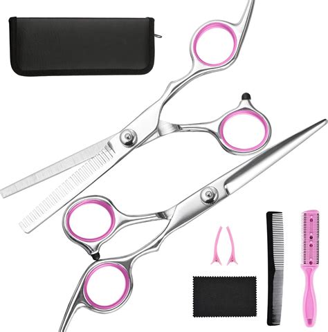 Amazon.com : Hair Cutting Scissors Thinning Shears- Fcysy Professional ...
