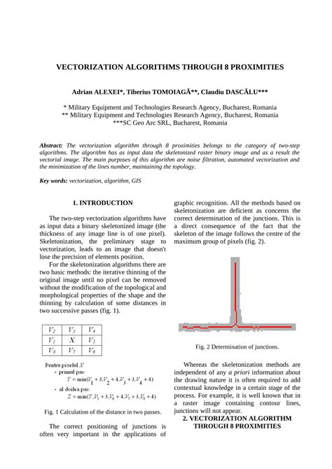 (PDF) VECTORIZATION ALGORITHMS THROUGH 8 PROXIMITIES