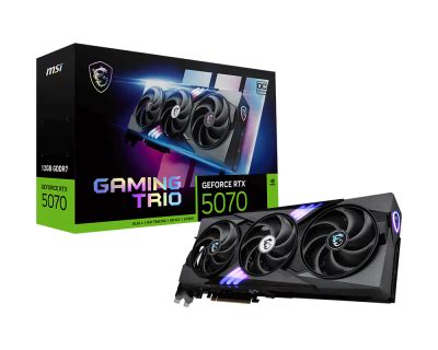 MSI GeForce RTX™ 5070 12G GAMING TRIO OC