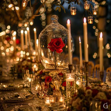 6+ Magical Beauty and the Beast Wedding Theme Inspirations