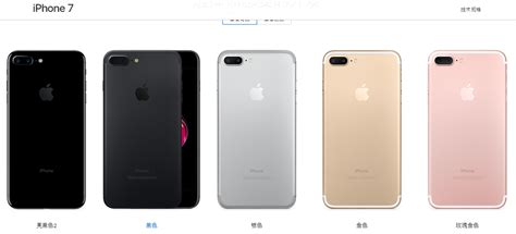 苹果iphone7有哪几种颜色_百度知道