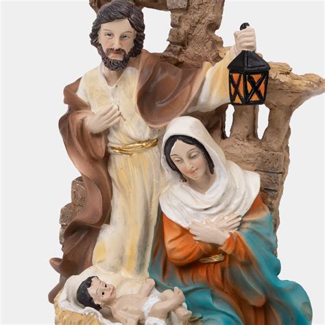 Figura navideña del nacimiento del niño Jesús 20 x 13.5 cm