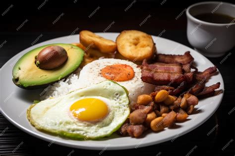 Premium Photo | Traditional colombian food bandeja paisa in a restaurant