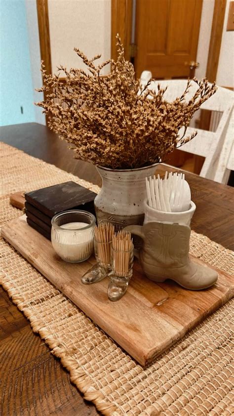 Western country table decor | Western dining table decor, Table ...
