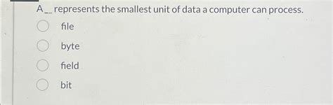 Image result for Smallest Unit of Computer Memory