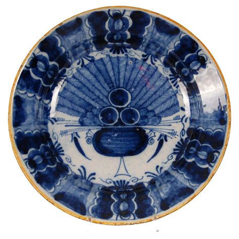 18th Century Dutch Delft Pottery Blue and White Neoclassical Antique ...