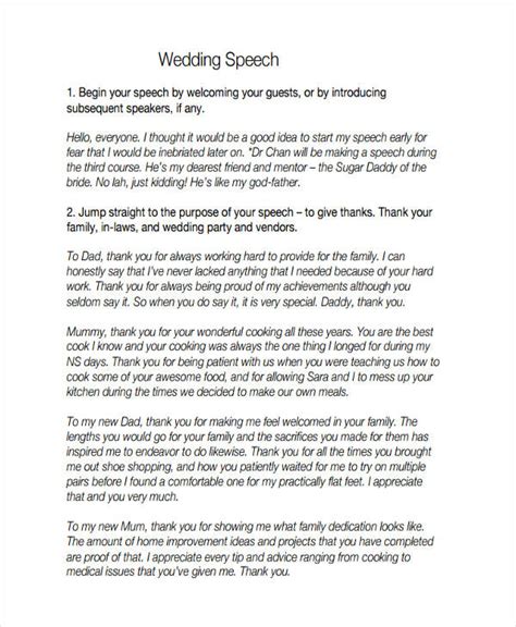 Image result for Wedding Speech Examples