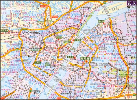 湖北武汉交通地图最新版_武汉市地图查询