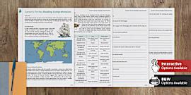 Darwin Finches Comprehension PDF - 5-6 - Science