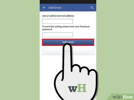 Image result for Modifier Email Facebook