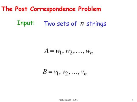 Image result for Post Correspondence Problem