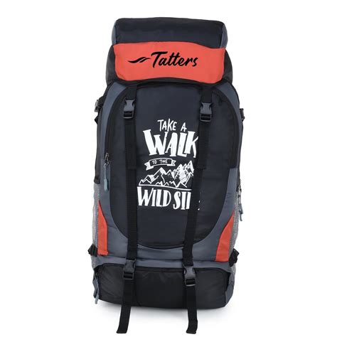 Buy Tatters 55 LTR Rucksack Travel Backpack Bag for Trekking, Hiking ...