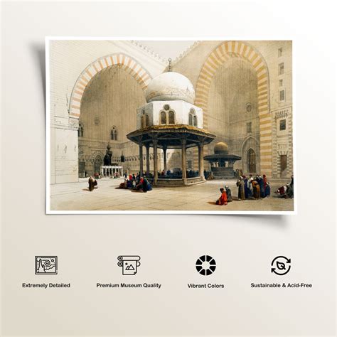 Mosque of Sultan Hassan Cairo illustration by David Roberts: Buy ...