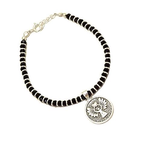 Sahiba Gems Hanging " Angle " Charm 925 Sterling Silver Nazariya ...