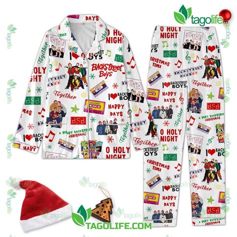 Backstreet Boys A Very Backstreet Christmas Women's Pajamas Set - Tagolife