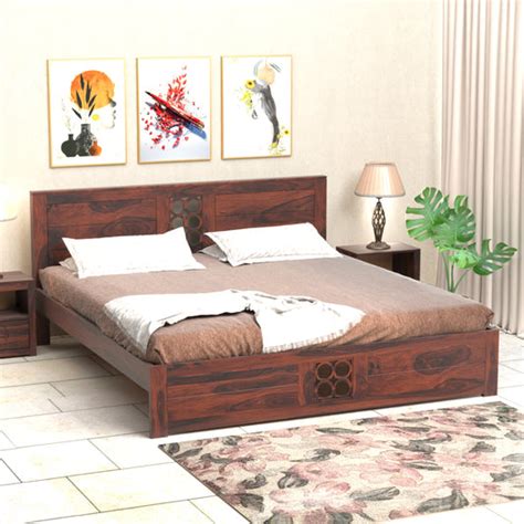 Wooden King Size Beds Online | Sheesham & More - Woodpeel– WOODPEEL ...