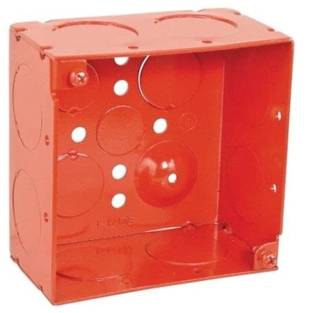 Southwire Electrical Box, 30.3 cu in, Square Box Type, 4 Gangs, Steel ...