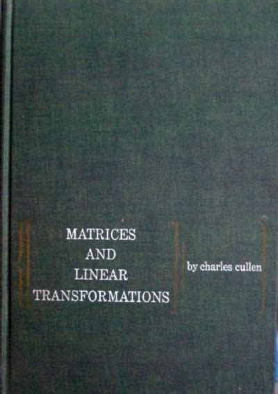 Image result for Matrices Linear Transformations