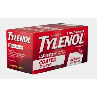 Tylenol Extra Strength Coated Tablets with India | Ubuy