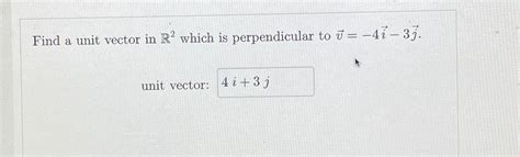 Image result for Find a Unit Vector Perpendicular To