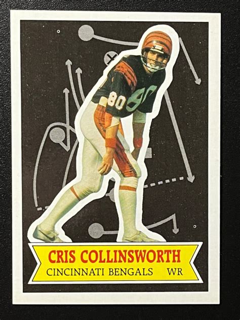 CRIS COLLINSWORTH / 1984 Topps NFL Stars (GLOSSY SEND IN) #19 of 30 ...