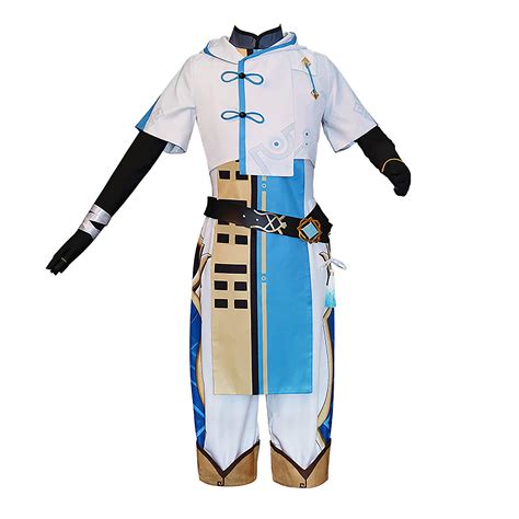 Buy Genshin Impact Cosplay Costume Anime Genshin Impact Chongyun ...