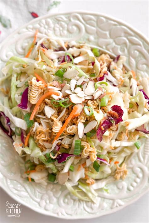 Asian Coleslaw Recipe - Granny's in the Kitchen