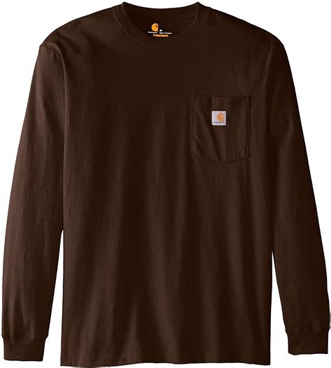 Carhartt (カーハート) ワークウェア ロングスリーブTシャツ DKB ダークブラウン RN14806 K126 | FAITH